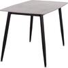 ΤΡΑΠΕΖΙ RAVEN HM9854.13 ΚΕΡΑΜΙΚΟ TOP ΓΚΡΙ ΜΑΡΜΑΡΟ-ΜΑΥΡΟ ΜΕΤΑΛΛΟ 120x70x73Υεκ.