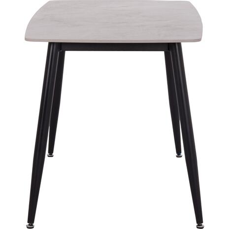ΤΡΑΠΕΖΙ RAVEN HM9854.13 ΚΕΡΑΜΙΚΟ TOP ΓΚΡΙ ΜΑΡΜΑΡΟ-ΜΑΥΡΟ ΜΕΤΑΛΛΟ 120x70x73Υεκ.