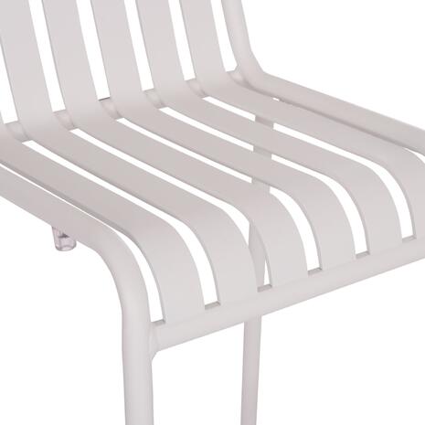 ΣΚΑΜΠΟ ΜΠΑΡ ΑΛΟΥΜΙΝΙΟΥ RACHEL HM6341.02 ΛΕΥΚΟ 47x56,5x98,5Υεκ.