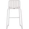 ΣΚΑΜΠΟ ΜΠΑΡ ΑΛΟΥΜΙΝΙΟΥ RACHEL HM6341.02 ΛΕΥΚΟ 47x56,5x98,5Υεκ.