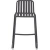 ΣΚΑΜΠΟ ΜΠΑΡ ΑΛΟΥΜΙΝΙΟΥ RACHEL HM6341.01 ΓΚΡΙ 47x56,5x98,5Υεκ.