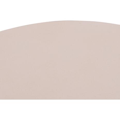 ΤΡΑΠΕΖΙ ΣΑΛΟΝΙΟΥ ANNA HM18157.02 FIBER CEMENT ΛΕΥΚΟ-ΦΥΣΙΚΟ RATTAN--Φ92x44.5Υεκ