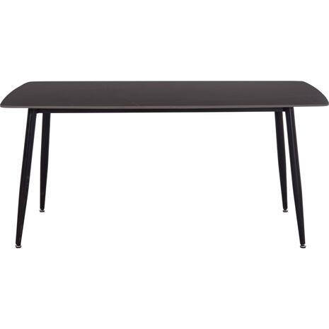 ΤΡΑΠΕΖΙ RAVEN HM18150.02 ΚΕΡΑΜΙΚΟ TOP ΜΕ ΟΨΗ ΜΑΥΡΟ ΜΑΡΜΑΡΟ 160x80x74Υεκ.