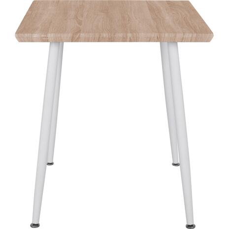 ΤΡΑΠΕΖΙ ΤΡΑΠΕΖΑΡΙΑΣ PALOMA HM8335.02, 70Χ70X76,5, SONOMA, ΛΕΥΚΑ ΠΟΔΙΑ