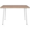 ΤΡΑΠΕΖΙ ΤΡΑΠΕΖΑΡΙΑΣ PALOMA HM8334.02, 120X70X76,5- SONOMA, ΛΕΥΚΑ ΠΟΔΙΑ