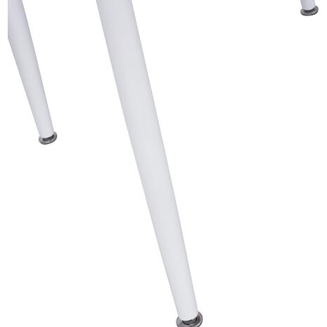 ΤΡΑΠΕΖΙ ΤΡΑΠΕΖΑΡΙΑΣ PALOMA HM8335.02, 70Χ70X76,5, SONOMA, ΛΕΥΚΑ ΠΟΔΙΑ