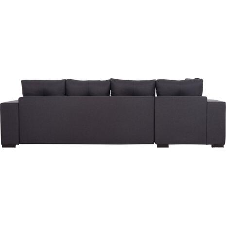 ΓΩΝΙΑΚΟΣ ΚΑΝΑΠΕΣ-ΚΡΕΒΑΤΙ ΜΕ ΑΠΟΘ.ΧΩΡΟ TRENDSTON HM3302.01L ΓΚΡΙ ΥΦΑΣΜΑ 298x177x95Υεκ