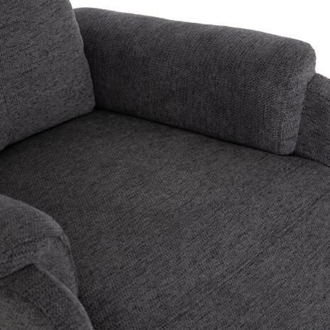 ΠΟΛΥΘΡΟΝΑ RELAX ΜΕ ΗΛΕΚΤΡΙΚΗ ΑΝΑΚΛΙΣΗ SYNTHIA HM3309.03 ΓΚΡΙ ΥΦΑΣΜΑ 75x86x100Yεκ