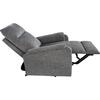 ΠΟΛΥΘΡΟΝΑ RELAX ΜΕ ΗΛΕΚΤΡΙΚΗ ΑΝΑΚΛΙΣΗ SYNTHIA HM3309.03 ΓΚΡΙ ΥΦΑΣΜΑ 75x86x100Yεκ