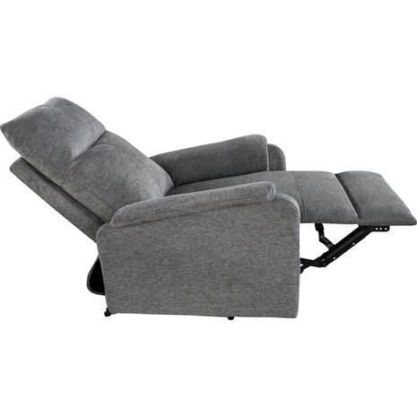 ΠΟΛΥΘΡΟΝΑ RELAX ΜΕ ΗΛΕΚΤΡΙΚΗ ΑΝΑΚΛΙΣΗ SYNTHIA HM3309.03 ΓΚΡΙ ΥΦΑΣΜΑ 75x86x100Yεκ