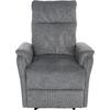 ΠΟΛΥΘΡΟΝΑ RELAX ΜΕ ΗΛΕΚΤΡΙΚΗ ΑΝΑΚΛΙΣΗ SYNTHIA HM3309.03 ΓΚΡΙ ΥΦΑΣΜΑ 75x86x100Yεκ