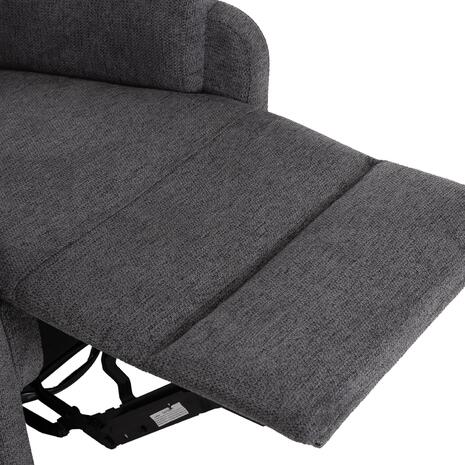ΠΟΛΥΘΡΟΝΑ RELAX ΜΕ ΗΛΕΚΤΡΙΚΗ ΑΝΑΚΛΙΣΗ SYNTHIA HM3309.03 ΓΚΡΙ ΥΦΑΣΜΑ 75x86x100Yεκ