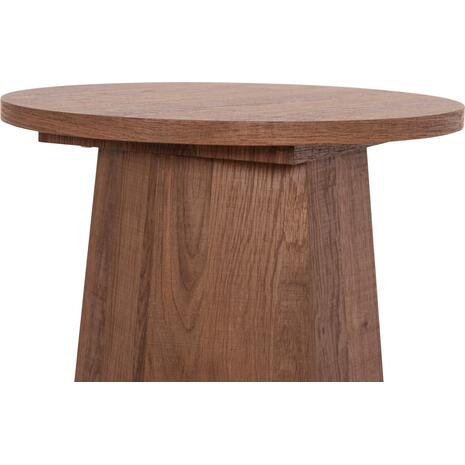 ΤΡΑΠΕΖΙ ΣΑΛΟΝΙΟΥ CARPEN HM18270 MDF ΜΕ ΕΠΕΝΔΥΣΗ PAPERWOOD Φ40x55Υεκ.