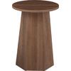 ΤΡΑΠΕΖΙ ΣΑΛΟΝΙΟΥ CARPEN HM18270 MDF ΜΕ ΕΠΕΝΔΥΣΗ PAPERWOOD Φ40x55Υεκ.
