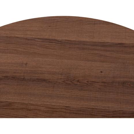 ΤΡΑΠΕΖΙ ΣΑΛΟΝΙΟΥ CARPEN HM18269 MDF ΜΕ ΕΠΕΝΔΥΣΗ PAPERWOOD Φ80x45Υεκ.