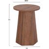ΤΡΑΠΕΖΙ ΣΑΛΟΝΙΟΥ CARPEN HM18270 MDF ΜΕ ΕΠΕΝΔΥΣΗ PAPERWOOD Φ40x55Υεκ.
