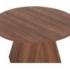 ΤΡΑΠΕΖΙ ΣΑΛΟΝΙΟΥ CARPEN HM18269 MDF ΜΕ ΕΠΕΝΔΥΣΗ PAPERWOOD Φ80x45Υεκ.