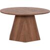 ΤΡΑΠΕΖΙ ΣΑΛΟΝΙΟΥ CARPEN HM18269 MDF ΜΕ ΕΠΕΝΔΥΣΗ PAPERWOOD Φ80x45Υεκ.