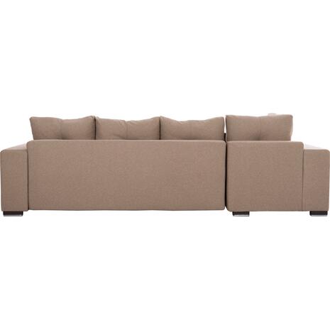 ΓΩΝΙΑΚΟΣ ΚΑΝΑΠΕΣ-ΚΡΕΒΑΤΙ ΜΕ ΑΠΟΘ.ΧΩΡΟ TRENDSTON HM3302.03L ΜΠΕΖ ΥΦΑΣΜΑ 298x177x95Υεκ