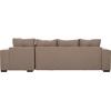 ΓΩΝΙΑΚΟΣ ΚΑΝΑΠΕΣ-ΚΡΕΒΑΤΙ ΜΕ ΑΠΟΘ.ΧΩΡΟ TRENDSTON HM3302.03R ΜΠΕΖ ΥΦΑΣΜΑ 298x177x95Υεκ