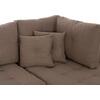 ΓΩΝΙΑΚΟΣ ΚΑΝΑΠΕΣ-ΚΡΕΒΑΤΙ ΜΕ ΑΠΟΘ.ΧΩΡΟ TRENDSTON HM3302.03R ΜΠΕΖ ΥΦΑΣΜΑ 298x177x95Υεκ