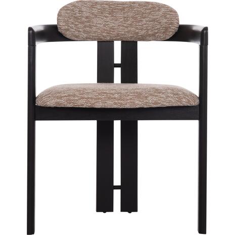 ΠΟΛΥΘΡΟΝΑ ΤΡΑΠΕΖΑΡΙΑΣ KALL HM18247.02 ΚΑΦΕ ΥΦΑΣΜΑ--PLYWOOD ΣΕ ΜΑΥΡΟ 56x45x73Υεκ (σετ 2 τεμαχίων)