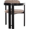 ΠΟΛΥΘΡΟΝΑ ΤΡΑΠΕΖΑΡΙΑΣ KALL HM18247.02 ΚΑΦΕ ΥΦΑΣΜΑ--PLYWOOD ΣΕ ΜΑΥΡΟ 56x45x73Υεκ (σετ 2 τεμαχίων)