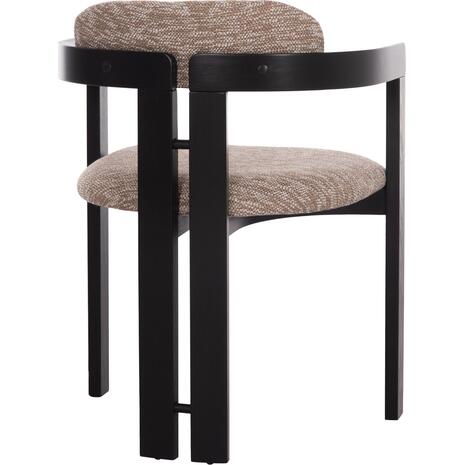 ΠΟΛΥΘΡΟΝΑ ΤΡΑΠΕΖΑΡΙΑΣ KALL HM18247.02 ΚΑΦΕ ΥΦΑΣΜΑ--PLYWOOD ΣΕ ΜΑΥΡΟ 56x45x73Υεκ (σετ 2 τεμαχίων)