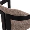 ΠΟΛΥΘΡΟΝΑ ΤΡΑΠΕΖΑΡΙΑΣ KALL HM18247.02 ΚΑΦΕ ΥΦΑΣΜΑ--PLYWOOD ΣΕ ΜΑΥΡΟ 56x45x73Υεκ (σετ 2 τεμαχίων)