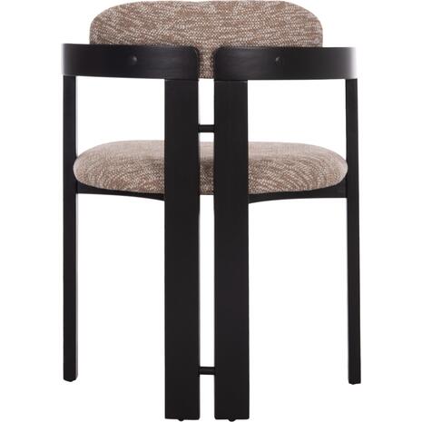 ΠΟΛΥΘΡΟΝΑ ΤΡΑΠΕΖΑΡΙΑΣ KALL HM18247.02 ΚΑΦΕ ΥΦΑΣΜΑ--PLYWOOD ΣΕ ΜΑΥΡΟ 56x45x73Υεκ (σετ 2 τεμαχίων)