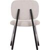 ΚΑΡΕΚΛΑ ΤΡΑΠΕΖΑΡΙΑΣ BELLISI HM18248.02 ΕΚΡΟΥ ΥΦΑΣΜΑ-PLYWOOD ΣΕ ΜΑΥΡΟ 53x56x78Υεκ. (σετ 2 τεμαχίων)
