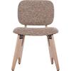 ΚΑΡΕΚΛΑ ΤΡΑΠΕΖΑΡΙΑΣ BELLISI HM18248.01 ΚΑΦΕ ΥΦΑΣΜΑ-PLYWOOD ΧΡΩΜΑ ΔΡΥΟΣ 53x56x78Υεκ. (σετ 2 τεμαχίων)