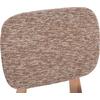 ΚΑΡΕΚΛΑ ΤΡΑΠΕΖΑΡΙΑΣ BELLISI HM18248.01 ΚΑΦΕ ΥΦΑΣΜΑ-PLYWOOD ΧΡΩΜΑ ΔΡΥΟΣ 53x56x78Υεκ. (σετ 2 τεμαχίων)