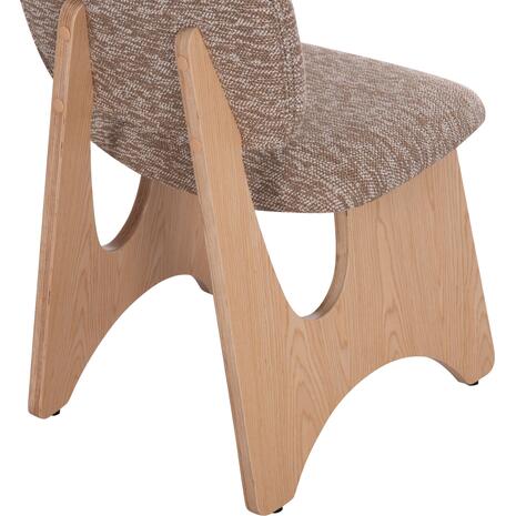 ΚΑΡΕΚΛΑ ΤΡΑΠΕΖΑΡΙΑΣ BELLISI HM18248.01 ΚΑΦΕ ΥΦΑΣΜΑ-PLYWOOD ΧΡΩΜΑ ΔΡΥΟΣ 53x56x78Υεκ. (σετ 2 τεμαχίων)
