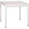 ΤΡΑΠΕΖΙ ΤΕΤΡΑΓΩΝΟ ΑΛΟΥΜΙΝΙΟΥ RACHEL HM6338.02 ΛΕΥΚΟ 80x80x75Υεκ.