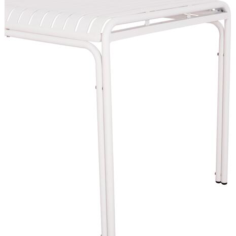 ΤΡΑΠΕΖΙ ΑΛΟΥΜΙΝΙΟΥ RACHEL HM6339.02 ΛΕΥΚΟ 150x80x75Υεκ.