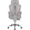 ΚΑΡΕΚΛΑ ΓΡΑΦΕΙΟΥ BARNET HM18258.02 ΓΚΡΙ MESH-ΓΚΡΙ ΣΚΕΛΕΤΟΣ NYLON 61x62x123Υ