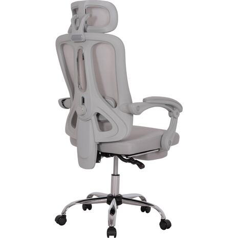 ΚΑΡΕΚΛΑ ΓΡΑΦΕΙΟΥ BARNET HM18258.02 ΓΚΡΙ MESH-ΓΚΡΙ ΣΚΕΛΕΤΟΣ NYLON 61x62x123Υ