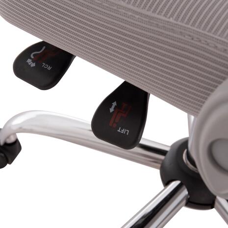 ΚΑΡΕΚΛΑ ΓΡΑΦΕΙΟΥ BARNET HM18258.02 ΓΚΡΙ MESH-ΓΚΡΙ ΣΚΕΛΕΤΟΣ NYLON 61x62x123Υ
