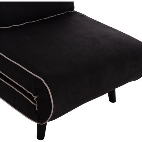 ΠΟΛΥΘΡΟΝΑ ΚΡΕΒΑΤΙ BRAXTON HM8425.03 ΜΑΥΡΟ ΥΦΑΣΜΑ 78x88x78Υεκ.