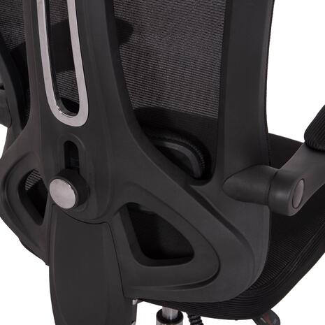 ΚΑΡΕΚΛΑ ΓΡΑΦΕΙΟΥ BARNET HM18258.01 ΜΑΥΡΟ MESH-ΜΑΥΡΟΣ ΣΚΕΛΕΤΟΣ NYLON 61x62x123Υ
