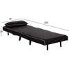 ΠΟΛΥΘΡΟΝΑ ΚΡΕΒΑΤΙ BRAXTON HM8425.03 ΜΑΥΡΟ ΥΦΑΣΜΑ 78x88x78Υεκ.