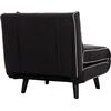 ΠΟΛΥΘΡΟΝΑ ΚΡΕΒΑΤΙ BRAXTON HM8425.03 ΜΑΥΡΟ ΥΦΑΣΜΑ 78x88x78Υεκ.
