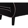 ΠΟΛΥΘΡΟΝΑ ΚΡΕΒΑΤΙ BRAXTON HM8425.03 ΜΑΥΡΟ ΥΦΑΣΜΑ 78x88x78Υεκ.
