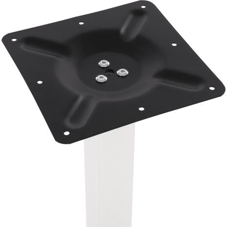 ΒΑΣΗ ΜΕΤΑΛΛΙΚΗ ΛΕΥΚΗ ΜΑΤ 40X40X72Υεκ. HM414.12