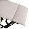 ΠΟΛΥΘΡΟΝΑ RELAX ΜΕ ΗΛΕΚΤΡΙΚΗ ΑΝΑΚΛΙΣΗ SYNTHIA HM3309.01 ΜΠΕΖ ΥΦΑΣΜΑ 75x86x100Yεκ