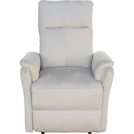 ΠΟΛΥΘΡΟΝΑ RELAX ΜΕ ΗΛΕΚΤΡΙΚΗ ΑΝΑΚΛΙΣΗ SYNTHIA HM3309.01 ΜΠΕΖ ΥΦΑΣΜΑ 75x86x100Yεκ