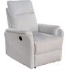 ΠΟΛΥΘΡΟΝΑ RELAX ΜΕ ΗΛΕΚΤΡΙΚΗ ΑΝΑΚΛΙΣΗ SYNTHIA HM3309.01 ΜΠΕΖ ΥΦΑΣΜΑ 75x86x100Yεκ