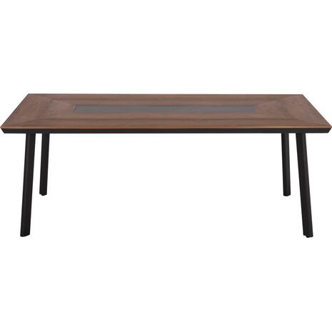ΤΡΑΠΕΖΙ ΑΛΟΥΜΙΝΙΟΥ TABER ΜΕ POLYWOOD 200X100 ΓΚΡΙ HM5131.12