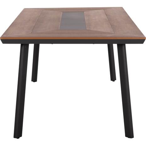 ΤΡΑΠΕΖΙ ΑΛΟΥΜΙΝΙΟΥ TABER ΜΕ POLYWOOD 200X100 ΓΚΡΙ HM5131.12